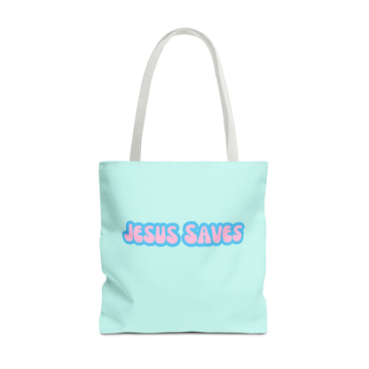 Jesus Saves Tote Bag