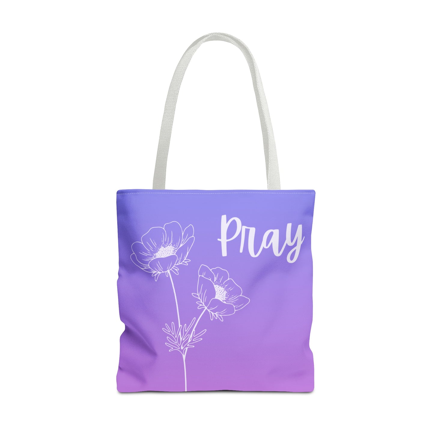 Floral Pray Tote Bag